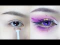 Beautiful purple eye makeup #eyes #makeup #tutorial #beauty #viralvideo