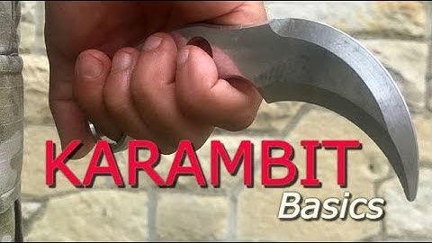 How to Use the KARAMBIT Knife! Karambit Basics