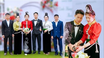 ĐÁM CƯỚI NGƯỜI THÁI BẢN BAI TÔNG LẠNH THUẬN CHÂU - CHÚ RỂ CÔ DÂU ĐẸP ĐÔI QUÁ - QUỐC HƯNG & ÁNH KIM