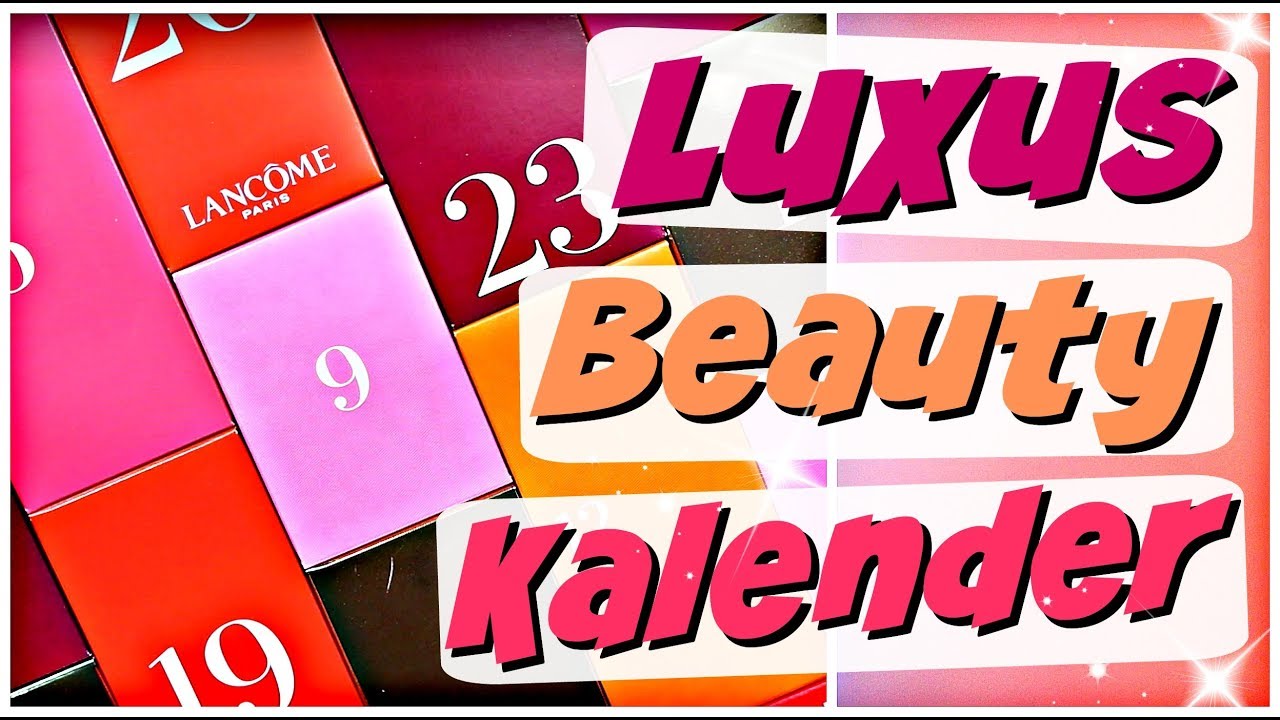 250 Euro Luxus Marken Beauty Kosmetik Adventskalender 18 Biotherm Lancome Yves Saint Laurent Youtube