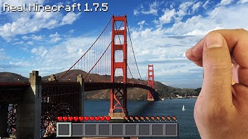 Real Life Minecraft - GOLDEN GATE BRIDGE