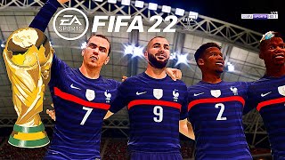 FRANCE vs BELGIUM // World Cup 2022 FIFA 22 PS5 MOD Reshade HDR Next Gen #06