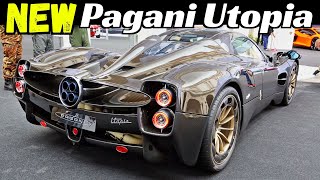 New Pagani Utopia at Modena Motor Valley Fest 2023, V12 Engine StartUp &amp; Sound, Walkaround &amp; Details