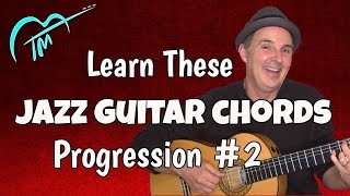 Jazz Guitar Chords Progression And Exercise Dm9 G13 G75 CM9