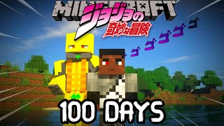I Survived 100 Days in JOJO'S BIZZARE ADVENTURE Minecraft Mod