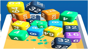 4096 3D Number Puzzle Game - Gameplay Walkthrough