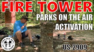 Fire Tower Activation - Parks On The Air - HF QRP Ham Radio