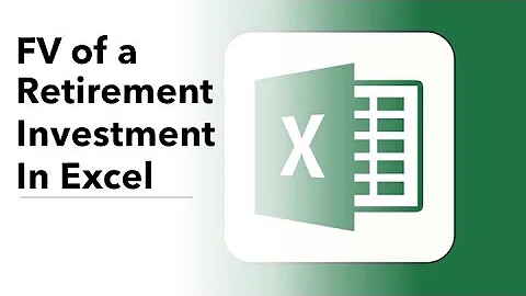Use Excel to Find FV of a Retirement Investment #excel #youtube