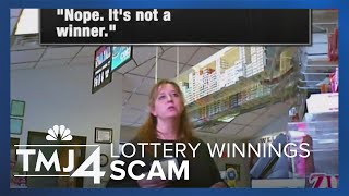 Store clerks caught on camera cheating lottery customers out of winnings