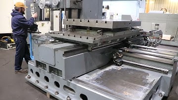 4" LUCAS TABLE TYPE HORIZONTAL BORING MILL