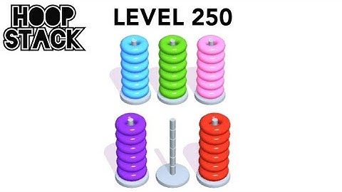 Hoop Stack Level 250 | Puzzle Game  | Complete Level