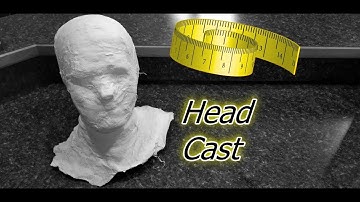 How to Make a Head Cast with Plaster- Part 1 -Making A Mould