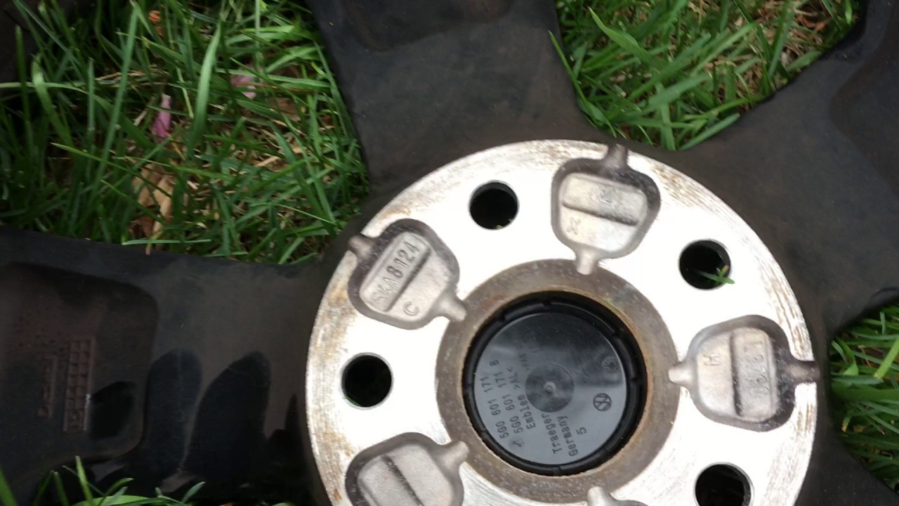 Ring not on biggest part of hub - Tire Rack rings for Mk7 - YouTube