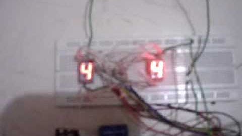 ATMega8 and 7Segment LED multiplexing