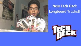New Tech Deck Longboard Trucks Review!!!!
