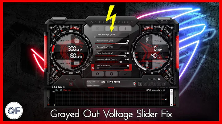 How To Fix MSI Afterburner's Grayed Out Voltage Slider