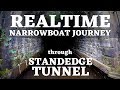 Real-time Narrowboat journey through Standedge Canal Tunnel from Marsden to Diggle.