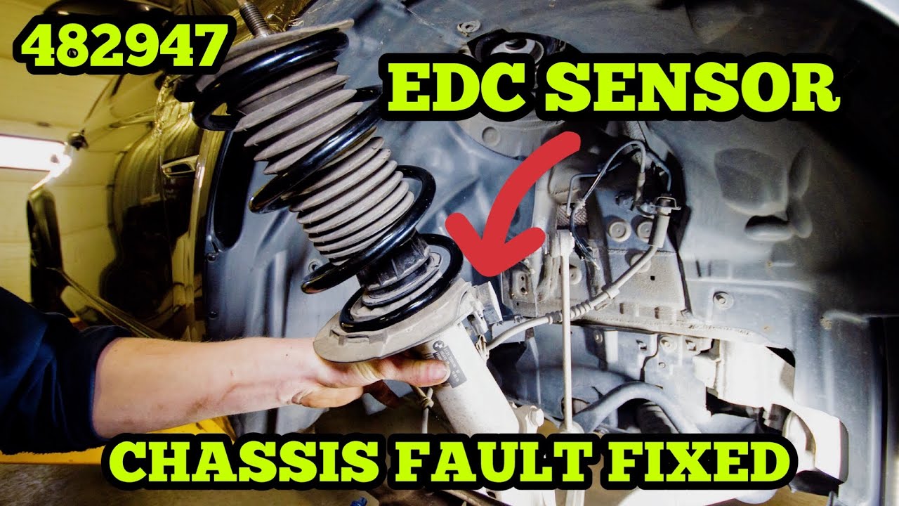 BMW Chassis Fault EDC 482947 Vertical Acceleration Sensor Value