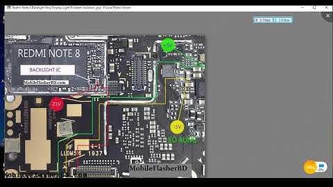How To Fix Redmi Note 8 Backlight LED Way Jumper Display Light Problem Jumper Solution By SmobileHW