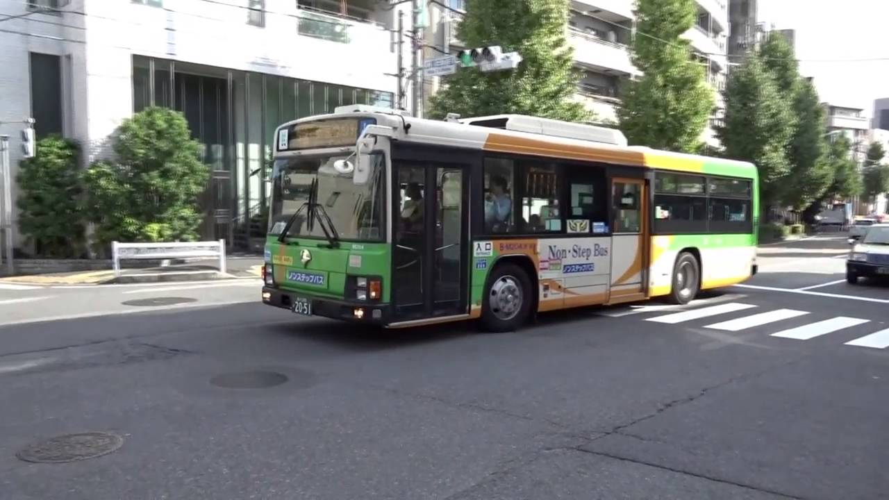 都営バスB-M204(学06日赤医療センター行き) - YouTube