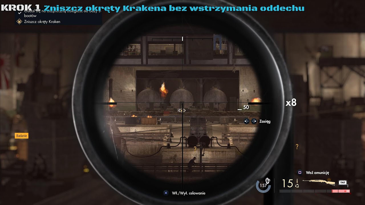 Sniper Elite 5 - Bez wstrzymywania powietrza/Don't hold your breath Trofeum/Poradnik