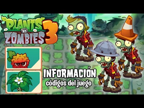 Paraplanta regresa a PvZ 3, nuevos zombis zonas etc, códigos del juego