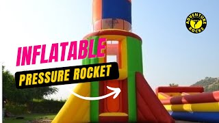 Inflatable pressure rocket
