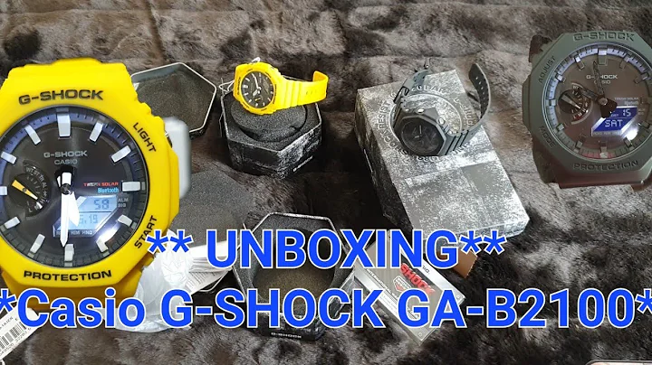 Unboxing '2022' New Casio G-SHOCK GA-B2100 Series. (GA-B2100-1A1ER & GA-B2100C-9AER) #casio #gshock