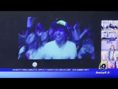 Video Jovanotti torna a Barletta: tappa il 17 agosto con “L’Arca di Loré” – Jova Summer Party