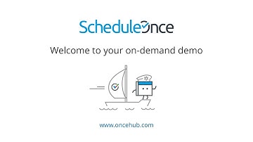 ScheduleOnce on-demand demo