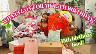 What I Got For My 15th Birthday 🎂 | Birthday haul |Teen girl birthday gift ideas