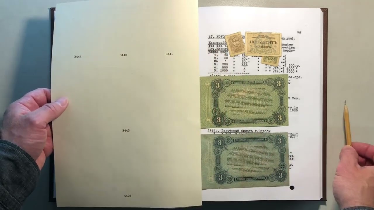 Продолжаем оформление коллекции бумажных денег г. Одессы.