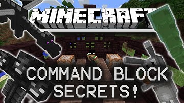 Minecraft: COMMAND BLOCK SECRETS!
