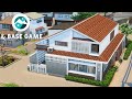 👨‍👩‍👧‍👦Japanese Modern Family House | Snowy Escape & Base Game | NoCC | The Sims 4 | Stop Motion