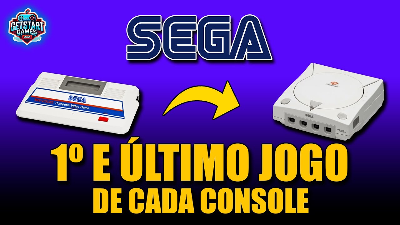 SEGA: O Primeiro e Último Jogo de Cada Console!