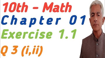 math 10 chapter 1 | exercise 1.1 Q. 3  @KhalidMehmood-sp2ql