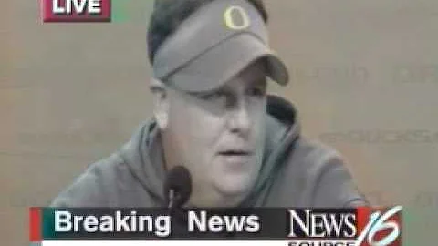 UofO coach Chip Kelly Press Conference on Blount