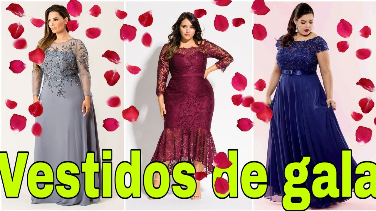 VESTIDOS DE GALA/ELEGANTE VESTIDOS DE SEÑORA/VESTIDOS 2020 - YouTube