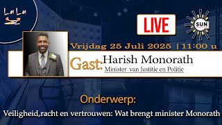 Download Lagu LIVE-HARISH MONORATH '' MINISTER VAN JUSITIE EN POLITIE- LALA I SUN WEB TV I MP3 Download Lagu LIVE-HARISH MONORATH '' MINISTER VAN JUSITIE EN POLITIE- LALA I SUN WEB TV I MP3