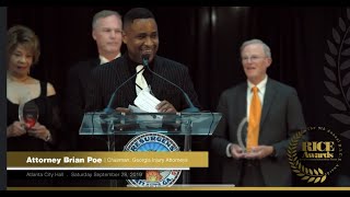Flashback Friday - Lawyer Brian Poe s RICE Torch Award Acceptance Speech (2019)
