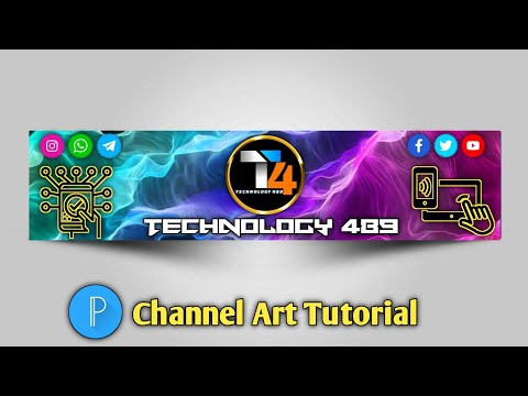 How To Make Channel Art For YouTube On Mobile (Hindi) | YouTube Banner Kaise Banaye? (Pixellab)