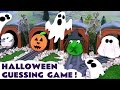 Halloween Thomas and Friends Toy Trains Spooky Play Doh Fun Family Friendly Guessing Game by TT4U
