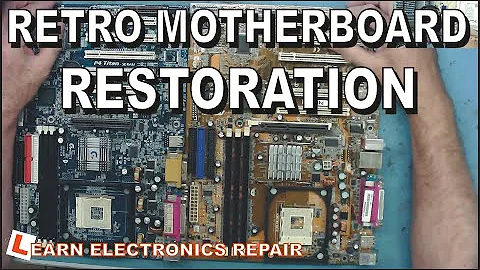 Retro Gaming P4 Socket 478 Recapping & Restoration - How to restore old motherboards