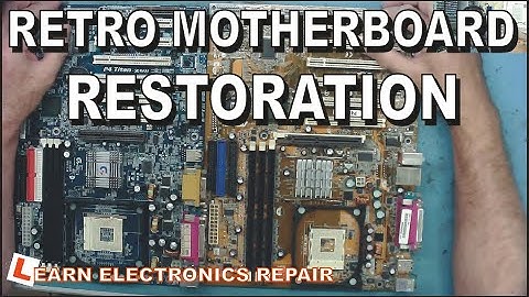 Retro Gaming P4 Socket 478 Recapping & Restoration - How to restore old motherboards
