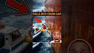 Wave Drops The Gangway And He Falls Toward The Crush Gap