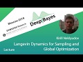 [DeepBayes2019]: Day 5, Lecture 3. Langevin dynamics for sampling and global optimization