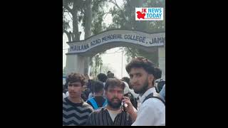 MAM college students protest in Jammu against outsiders |JK News Today