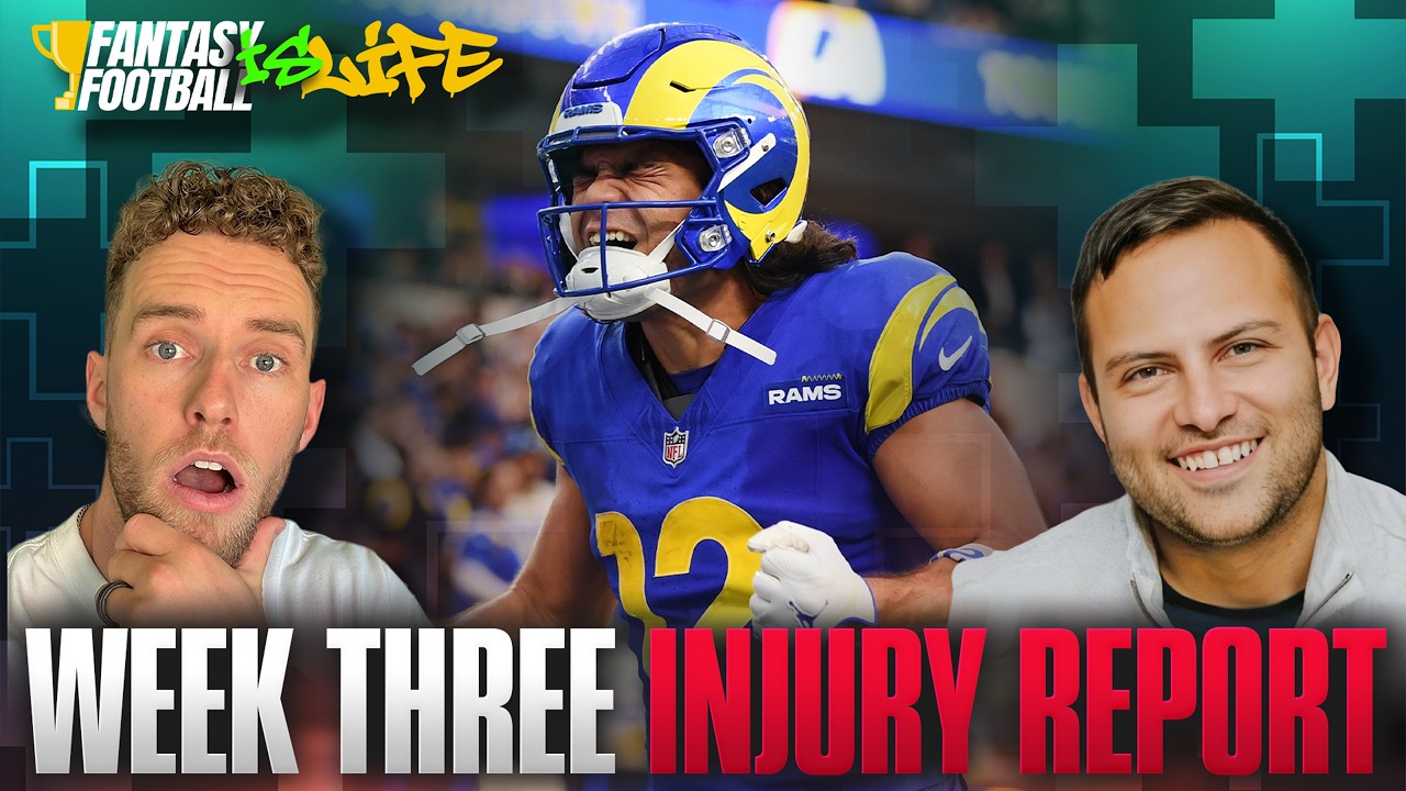 LIVE: Week 3 Injury Report: What You Need to Know for Every Team