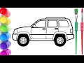 🚗 Cute Car Drawing for Kids &amp; Toddlers🎨 Easy Car Drawing for Kids | Fun Art Time