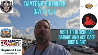 Blockhead Day 4 & 8. Visit with Blockhead and his team.